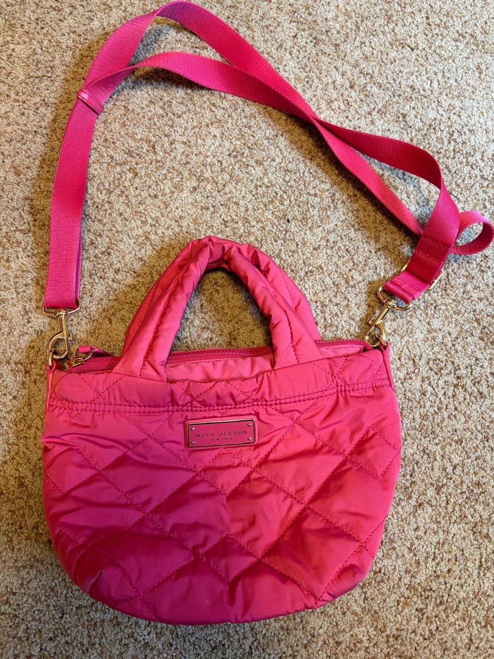 Marc Jacobs Quilted Mini/Small Tote Handbag